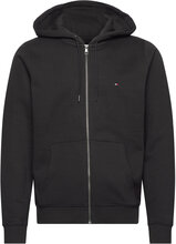 Im Na Flag Logo Zip Thru Hoody Hettegenser Genser Svart Tommy Hilfiger*Betinget Tilbud