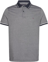 Monotype Oxford Collar Reg Polo Tops Polos Short-sleeved Grey Tommy Hilfiger