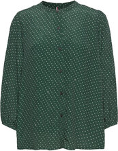 Vis Crepe Paisley Blouse 3/4 Slv Tops Blouses Long-sleeved Green Tommy Hilfiger