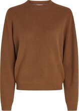 Md Wool Cash C-Nk Sweater Pullover Brun Tommy Hilfiger*Betinget Tilbud