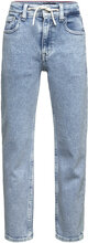 Skater Drawcord Mid Wash Bottoms Jeans Regular Jeans Blue Tommy Hilfiger