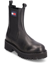 Tjw Urban Chelsea Shoes Boots Ankle Boots Ankle Boots Flat Heel Black Tommy Hilfiger