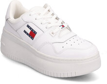 Tjw Retro Basket Flatform Ess Shoes Sneakers Chunky Sneakers Hvit Tommy Hilfiger*Betinget Tilbud