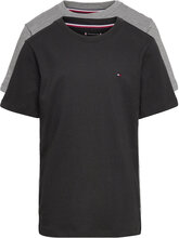 2 Pk Ss Tee Tops T-shirts Short-sleeved Grey Tommy Hilfiger