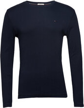 Tjm Original Rib Longsleeve Tee T-shirts Long-sleeved Marineblå Tommy Jeans*Betinget Tilbud