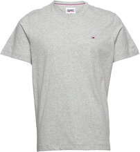 Tjm Slim Jersey C Neck Ext T-shirts Short-sleeved Grå Tommy Jeans*Betinget Tilbud