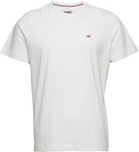 Tjm Slim Jersey C Neck Ext T-shirts Short-sleeved Hvit Tommy Jeans*Betinget Tilbud