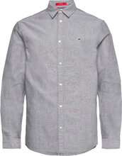 Tjm Classic Oxford Shirt Skjorte Uformell Grå Tommy Jeans*Betinget Tilbud
