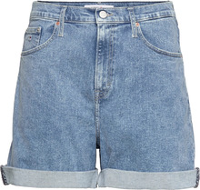Plus Crv Mom Short Shorts Denim Shorts Blå Tommy Jeans*Betinget Tilbud