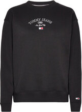 Tjw Rlx Lux Ath Crew Tops Sweatshirts & Hoodies Sweatshirts Black Tommy Jeans