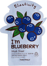 Tonymoly I'm Blueberry Mask Sheet Beauty WOMEN Skin Care Face Face Masks Sheet Mask Nude Tonymoly*Betinget Tilbud