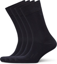 Socks 4P, Cotton Underwear Socks Regular Socks Blue TOPECO
