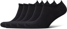 Sneaker Solid, Bamboo, 5 Pc/Pack Lingerie Socks Footies-ankle Socks Black TOPECO