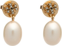 Small Kira Pearl Drop Earring Designers Jewellery Earrings Pendants Earrings Gold Tory Burch