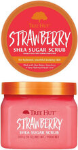 Shea Sugar Scrub Strawberry Bodyscrub Kroppspleie Kroppspeeling Nude Tree Hut*Betinget Tilbud