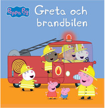 Greta Gris: Greta Och Brandbilen Toys Kids Books Baby Books Multi/patterned TUKAN