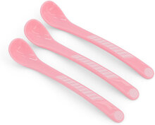Twistshake 3X Feeding Spoon 4+M Pastel Pink Home Meal Time Cutlery Pink Twistshake