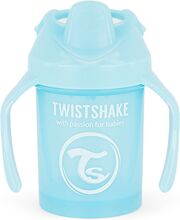 Twistshake Mini Cup 230Ml 4+M Pastel Pink Home Meal Time Cups & Mugs Blå Twistshake*Betinget Tilbud