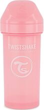 Twistshake Kid Cup 360Ml 12+M Pastel Pink Home Meal Time Cups & Mugs Sippy Cups Rosa Twistshake*Betinget Tilbud