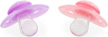 Twistshake 2X Pacifier 0-6M Pastel Pink Purple Baby & Maternity Pacifiers & Accessories Pacifiers Pink Twistshake