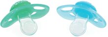 Twistshake 2X Pacifier 6+M Pastel Blue Green Baby & Maternity Pacifiers & Accessories Pacifiers Green Twistshake