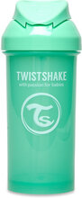 Twistshake Straw Cup 360Ml 6+M Pastel Green Baby & Maternity Baby Feeding Sippy Cups Green Twistshake