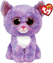 Ty Cassidy - Lavender Cat 15 Cm Toys Soft Toys Stuffed Animals Purple TY