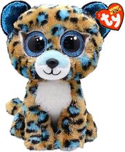 Cobalt - Blue Leopard Reg Toys Soft Toys Stuffed Animals Multi/patterned TY