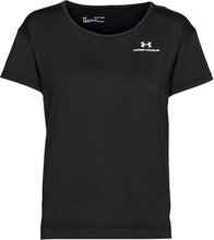 Ua Rush Energy Ss Sport T-shirts & Tops Short-sleeved Black Under Armour