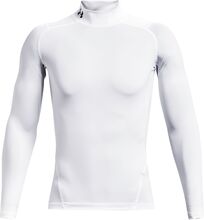 Ua Hg Armour Comp Mock Ls Sport T-Langærmet Skjorte White Under Armour