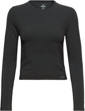 Ua Rush Seamless Ls Sport T-shirts & Tops Long-sleeved Black Under Armour