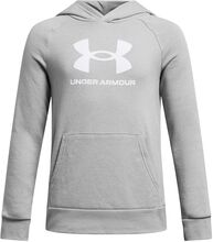 Ua Rival Fleece Bl Hoodie Sport Sweatshirts & Hoodies Hoodies Grey Under Armour