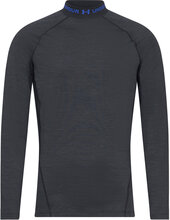 Ua Coldgear® Twist Mock Sport T-Langærmet Skjorte Black Under Armour