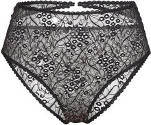 Emmaup High Waisted Briefs Lingerie Panties High Waisted Panties Svart Underprotection*Betinget Tilbud