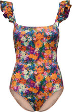 Lotusup Swimsuit Badedragt Badetøj Multi/patterned Underprotection