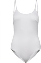 Adrianna Swimsuit Baddräkt Badkläder White Underprotection