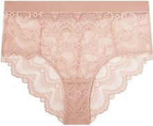 Naked Lace Highwaist Briefs Lingerie Panties High Waisted Panties Rosa Understatement Underwear*Betinget Tilbud