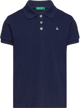 H/S Polo Shirt Tops T-shirts Polo Shirts Short-sleeved Polo Shirts Navy United Colors Of Benetton