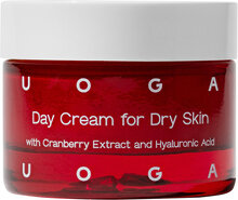 Uoga Uoga Day Cream For Dry And Normal Skin With Cranberry Extract And Hyaluronic Acid 30 Ml Dagkräm Ansiktskräm Nude Uoga Uoga