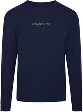 The Bamboo Mens T-Shirt Underwear Night & Loungewear Pyjama Tops Navy URBAN QUEST