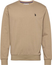 Uspa Sweat O Neck Adler Men Sweat-shirt Genser Beige U.S. Polo Assn.*Betinget Tilbud