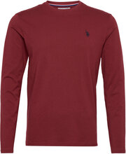 Brolin Ls T-Shirt T-shirts Long-sleeved Burgunder U.S. Polo Assn.*Betinget Tilbud