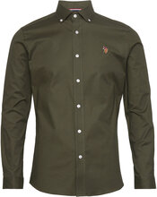 Uspa Shirt Erlin Men Skjorte Business Grønn U.S. Polo Assn.*Betinget Tilbud