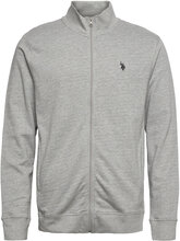 Uspa Sweat Collar/Zip Eran Men Sweat-shirt Genser Grå U.S. Polo Assn.*Betinget Tilbud