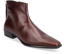 Nella Shoes Boots Ankle Boots Ankle Boots With Heel Brown VAGABOND