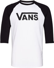 Vans Classic Raglan Sport T-shirts Long-sleeved White VANS