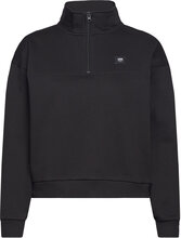 Leighton Mock Neck Fleece Sport Sweatshirts & Hoodies Sweatshirts Black VANS