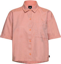 Mcmillan Ss Top Tops Shirts Short-sleeved Coral VANS