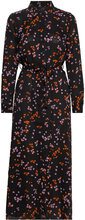 Vmmila L/S Ankle Shirt Dress Exp Maxikjole Festkjole Multi/patterned Vero Moda