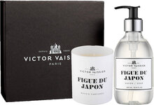 Victor Vaissier Figue Du Japon Giftbox Soap & Candle Beauty Women Home Hand Soap Liquid Hand Soap Nude Victor Vaissier